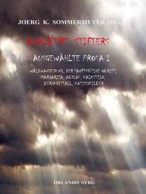 cover image of Adalbert Stifters Ausgewählte Prosa I